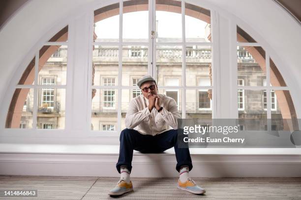 James Lucas, writer on film "Whina", sits for a portrait at "BREIFF Encounters" during the Edinburgh International Film Festival at the Waldorf...
