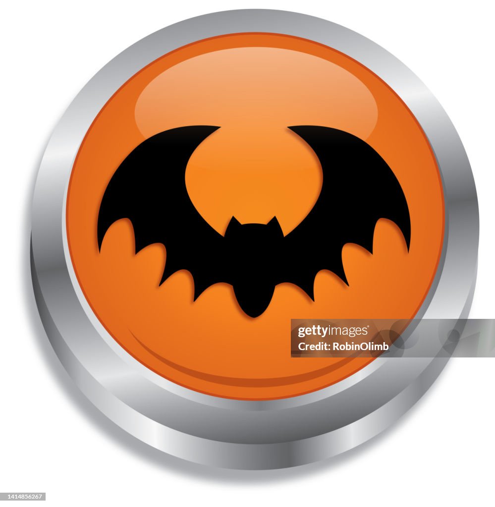 Bat. Read Button Vampire Bat Push Button High-Res Vector Graphic - Getty Images