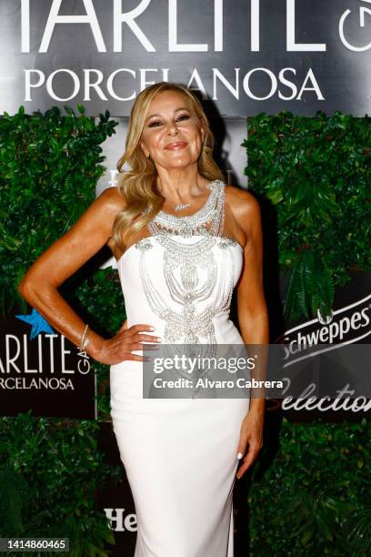 Ana Obregon attends the Starlite Porcelanosa Gala 2022 at La Cantera on August 14, 2022 in Marbella, Spain.