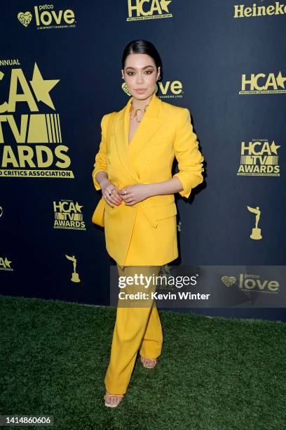 Auli'i Cravalho attends The 2nd Annual HCA TV Awards: Streaming at The Beverly Hilton on August 14, 2022 in Beverly Hills, California.