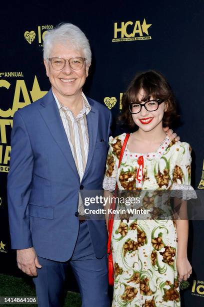 Dave Foley and Alina Foley attend The 2nd Annual HCA TV Awards: Streaming at The Beverly Hilton on August 14, 2022 in Beverly Hills, California.