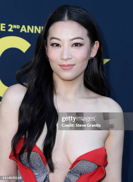 Arden Cho arrives at The 2nd Annual HCA TV Awards: Streaming at The Beverly Hilton on August 14, 2022 in Beverly Hills, California.