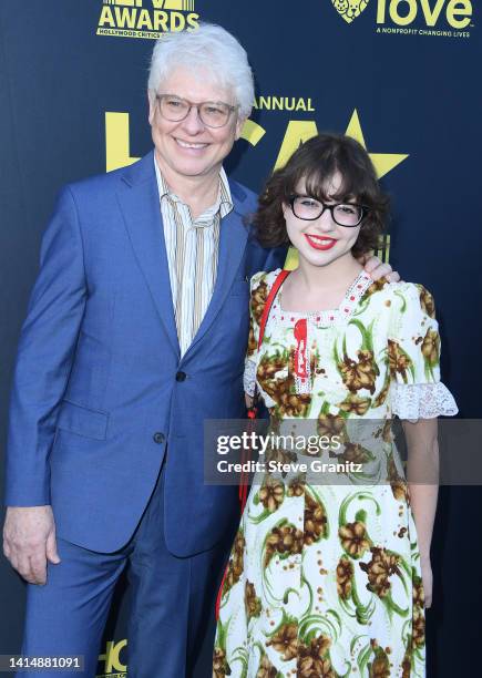 Dave Foley, Alina Foley arrives at The 2nd Annual HCA TV Awards: Streaming at The Beverly Hilton on August 14, 2022 in Beverly Hills, California.