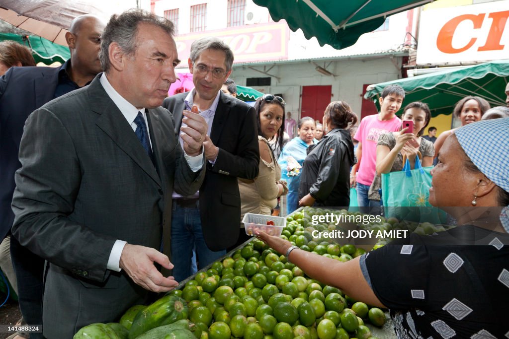 François Bayrou (foreground), President