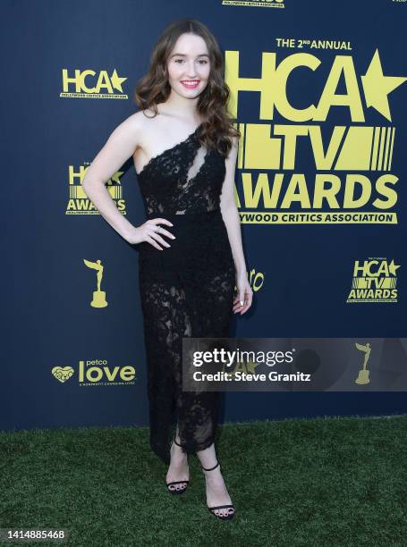 Kaitlyn Dever arrives at The 2nd Annual HCA TV Awards: Streaming at The Beverly Hilton on August 14, 2022 in Beverly Hills, California.