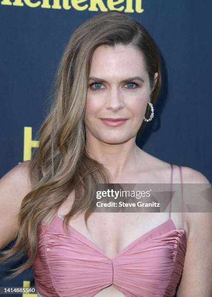 Maggie Lawson arrives at The 2nd Annual HCA TV Awards: Streaming at The Beverly Hilton on August 14, 2022 in Beverly Hills, California.