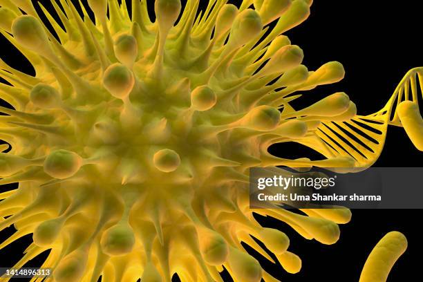 closeup of virus - oncogene stock pictures, royalty-free photos & images