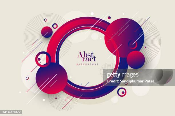 abstract circle layers background - excitement abstract stock illustrations