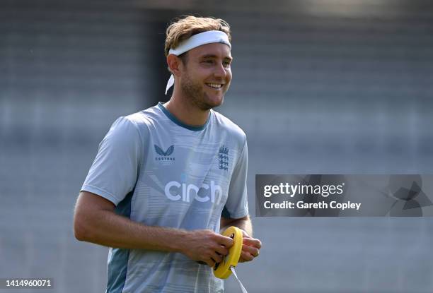 Stuart Board of England during a nets session at Lords Cricket Ground on August 15, 2022 in London, England.