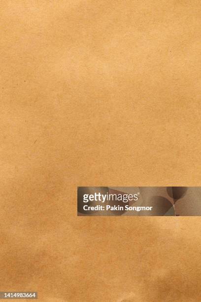 brown paper sheet texture cardboard background. - green parchment stock pictures, royalty-free photos & images
