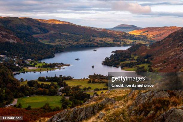 ullswater, penrith, lake district, cumbria, england - district stock pictures, royalty-free photos & images