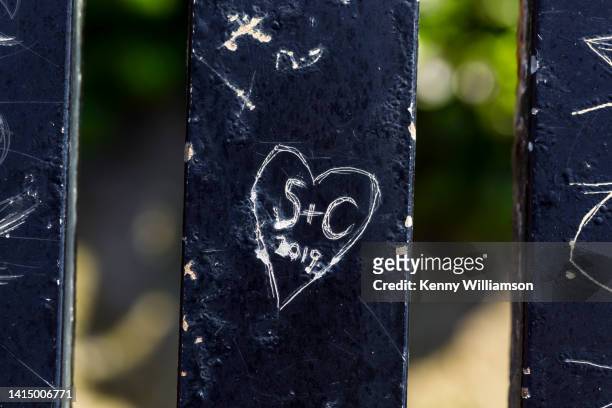 romance - love graffiti stock pictures, royalty-free photos & images
