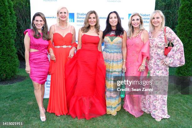 Julie Auclair, Ruth Miller, Maria Fishel, Josephine De Moura, Pamela Wright and Katlean de Monchy attend the Diabetes Research Institute Foundation...