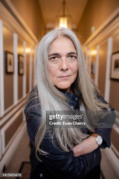 Director Kim Hopkins of "A Bunch of Amateurs" sits for portraits from the Edinburgh International Film Festival during "BREIFF Encounters" at the...