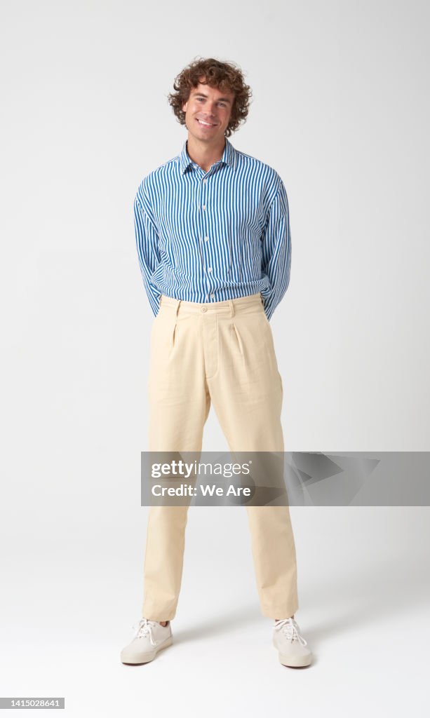 Full length Portrait of Fashionable Man