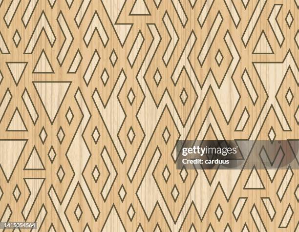 seamless abstract wood textured pattern - wainscoting background stock illustrations