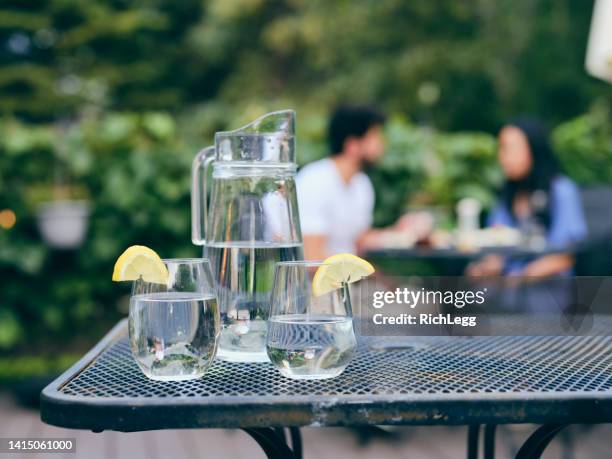 friends spending time at a backyard gathering - drinking in yard stock pictures, royalty-free photos & images