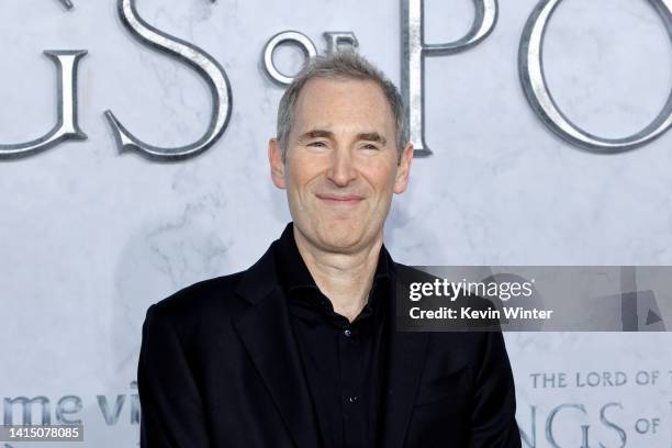 Andy Jassy, Amazon President & CEO attends the Los Angeles Premiere of Amazon Prime Video's "The Lord Of The Rings: The Rings Of Power" at The Culver...