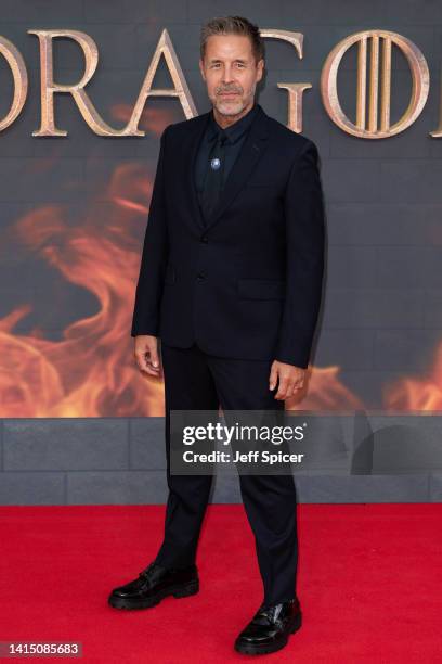 Paddy Considine attends the "House Of The Dragon" Sky Group Premiere at Leicester Square on August 15, 2022 in London, England.