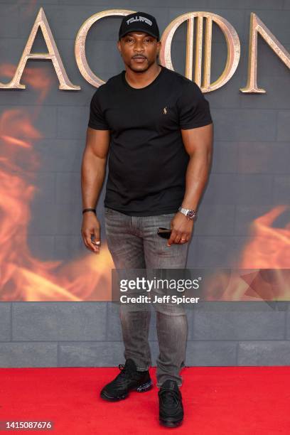 Ashley Walters attends the "House Of The Dragon" Sky Group Premiere at Leicester Square on August 15, 2022 in London, England.