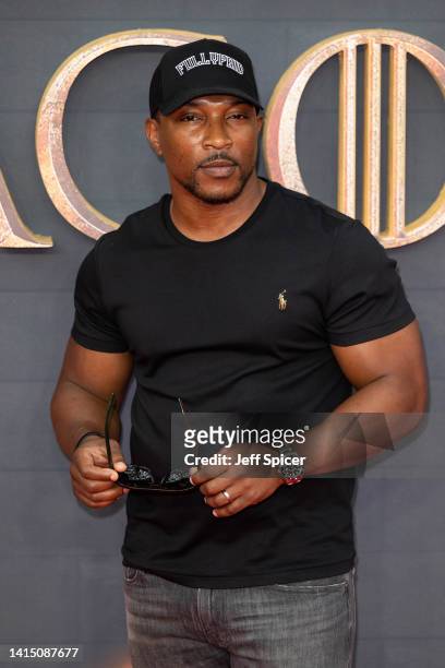 Ashley Walters attends the "House Of The Dragon" Sky Group Premiere at Leicester Square on August 15, 2022 in London, England.