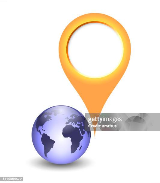 グローバルな場所 - 海図点のイラスト素材／クリップアート素材／マンガ素材／アイコン素材