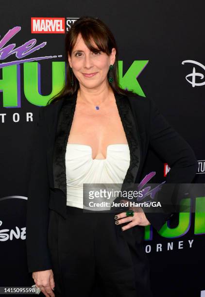 Ann Foley attends Marvel Studios "She-Hulk: Attorney at Law" Los Angeles Premiere at El Capitan Theatre on August 15, 2022 in Los Angeles, California.