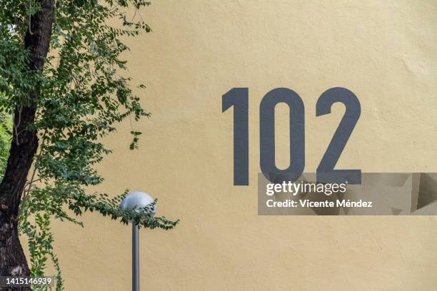 block number one hundred two - block flats stock pictures, royalty-free photos & images