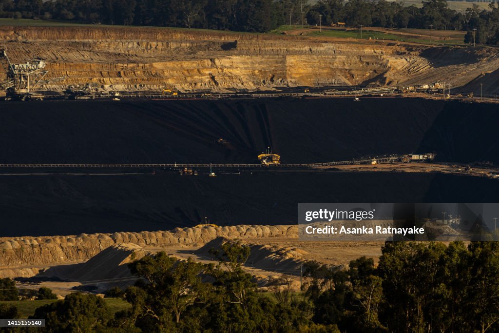 General Views Of Victoria's Coal Power Plants As Greens Propose Early Closure