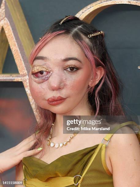 Nikki Lilly attends the "House Of The Dragon" Sky Group Premiere at Leicester Square on August 15, 2022 in London, England.