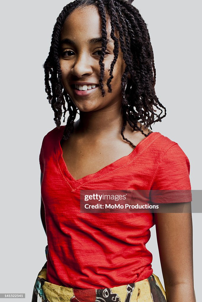 Portrait of teenage girl - African-American