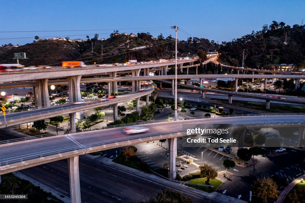 Highway Overpasses Intersection Traffic