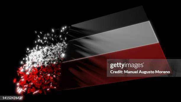 vanishing flag of the german empire (1871-1918) - german flag wallpaper stock pictures, royalty-free photos & images