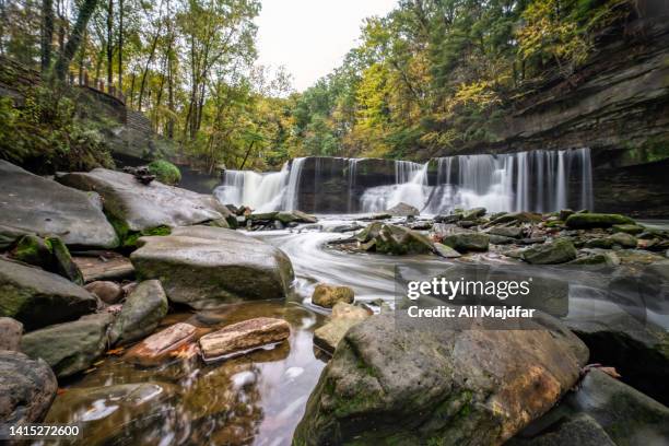 great falls of tinker's creek - ali mountains stock-fotos und bilder