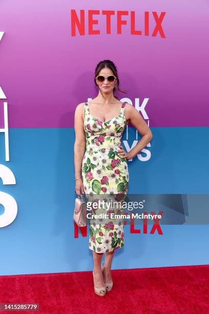 Andrea Savage attends the Los Angeles Premiere of Netflix's "Look Both Ways" at TUDUM Theater on August 16, 2022 in Hollywood, California.