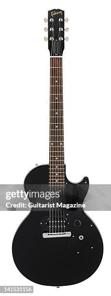 Gibson Les Paul Melody Maker electric guitar. During a studio shoot for Guitarist Magazine/Future via Getty Images, May 25, 2011.