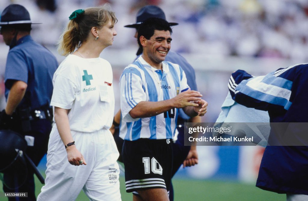 Maradona's last international match