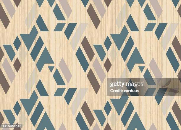 seamless wood textured parquet pattern - wainscoting background stock illustrations