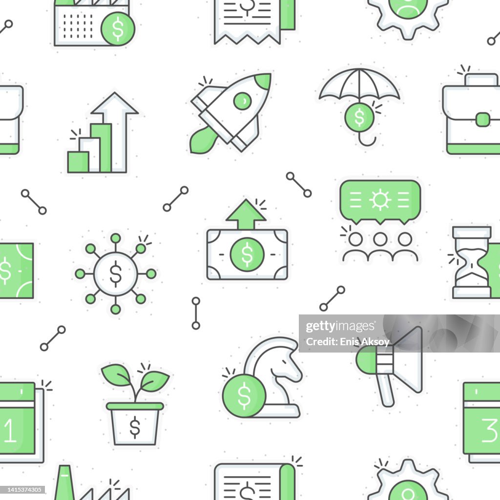 Business Pattern Graphic Business Management Seamless Pattern High-Res Vector Graphic - Getty Images