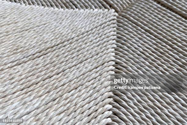 full frame shot of rope - wicker stock pictures, royalty-free photos & images