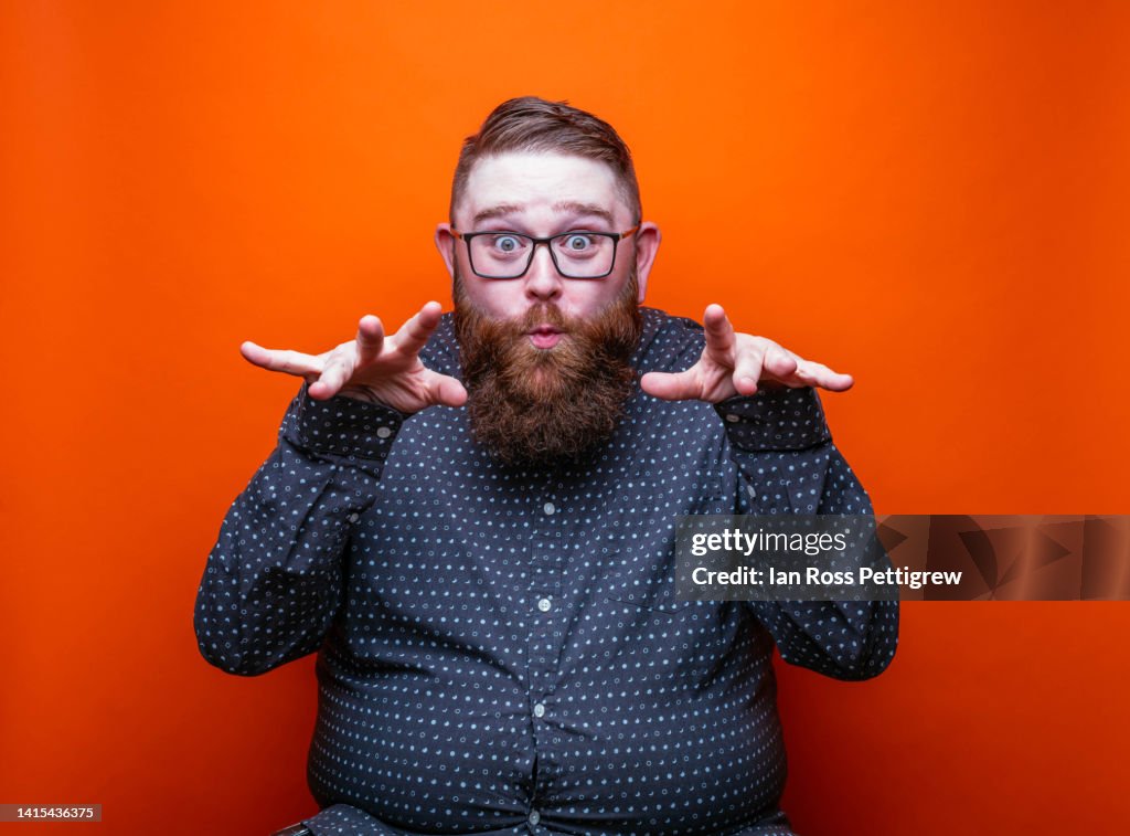Man Making Funny Gestures And Faces Photo - Getty Images