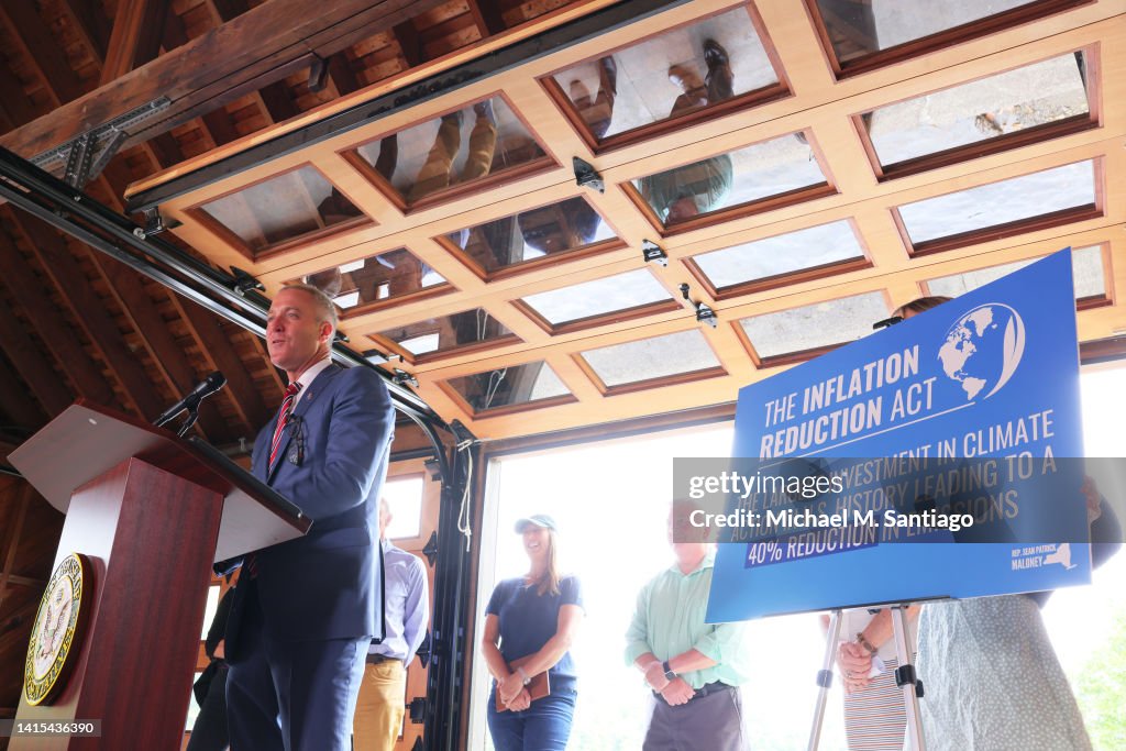 New York State Rep. Sean Patrick Maloney Holds Event Celebrating Passage Of The Inflation Reduction Act