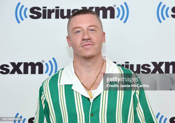 Macklemore visits SiriusXM at SiriusXM Studio on August 17, 2022 in New York City.