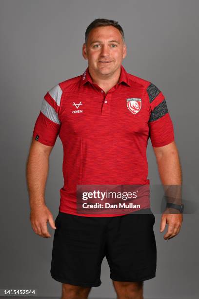 Trevor Woodman, Assistant Coach of Gloucester Rugby poses for a portrait during the Gloucester Rugby squad photocall for the 2022-2023 Gallagher...