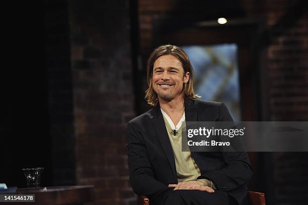 Brad Pitt" -- Pictured: Brad Pitt -- Photo by: Anthony Behar/Bravo/NBCU Photo Bank