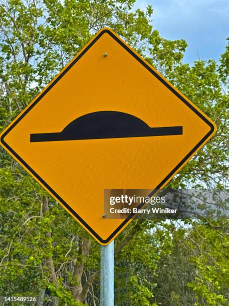 135 Caution Speed Bump Sign Stock Photos, High-Res Pictures, and Images ...