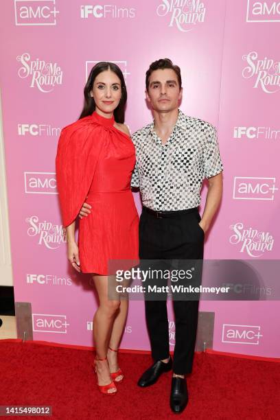 Alison Brie and Dave Franco attend the Los Angeles Special Screening of IFC Films' "Spin Me Round" at The London West Hollywood at Beverly Hills on...