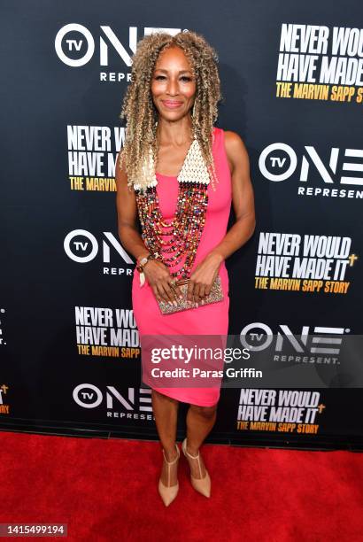 Charmin Lee attends the TV One Atlanta screening of "Never Would Have Made It: The Marvin Sapp Story" at Regal Atlantic Station on August 17, 2022 in...