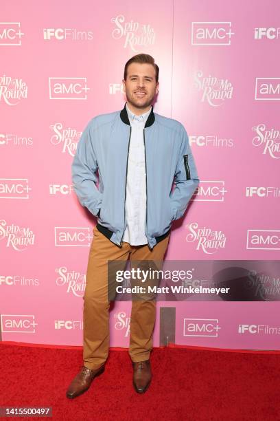 Scott Evans attends the Los Angeles Special Screening of IFC Films' "Spin Me Round" at The London West Hollywood at Beverly Hills on August 17, 2022...