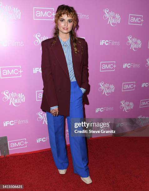 Debby Ryanattends the Los Angeles Special Screening Of IFC Films' "Spin Me Round" at The London West Hollywood at Beverly Hills on August 17, 2022 in...